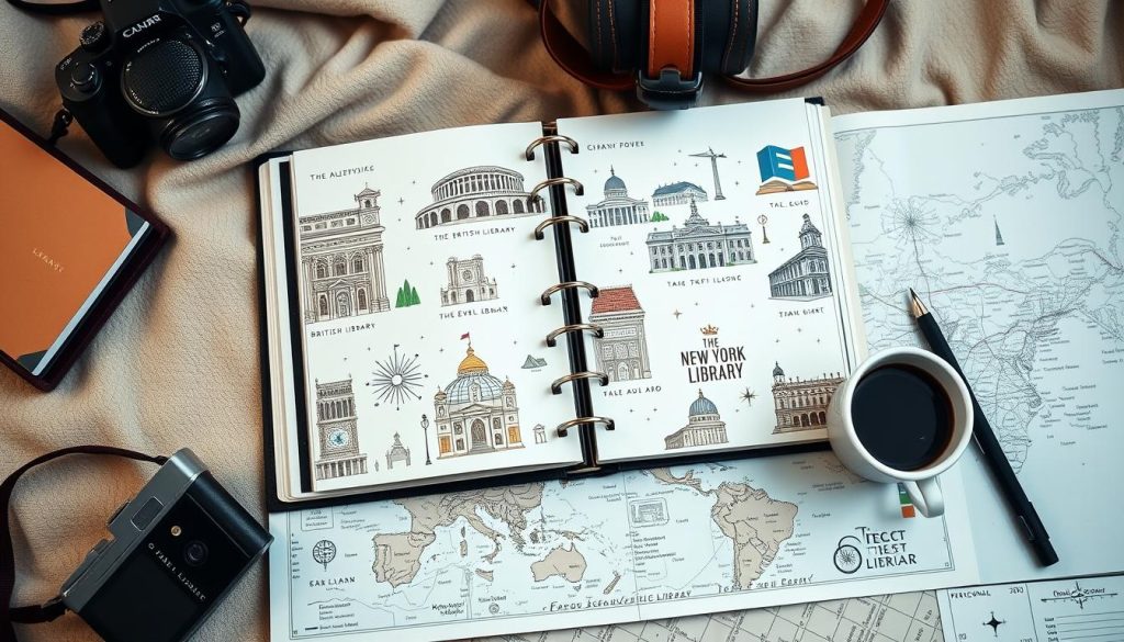 Planejamento de visita às bibliotecas