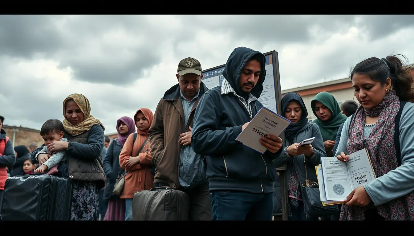 desafía a los refugiados
